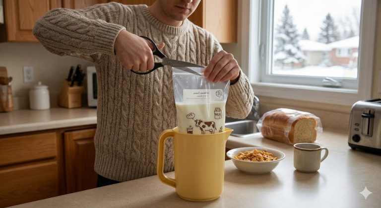 Sữa đựng trong túi nilon: Xu hướng kỳ lạ nhưng hợp lý ở Canada